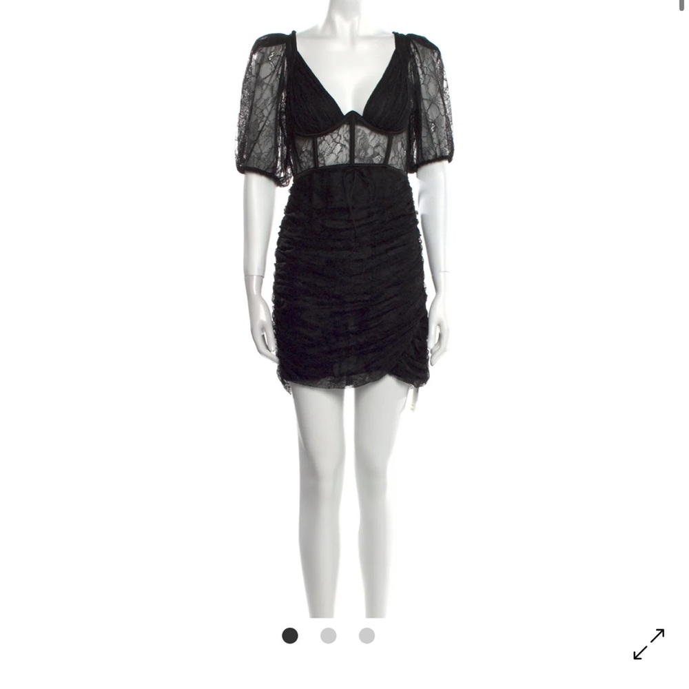 NWT For Love & Lemons Mini Lace Dress - Picture 5 of 6